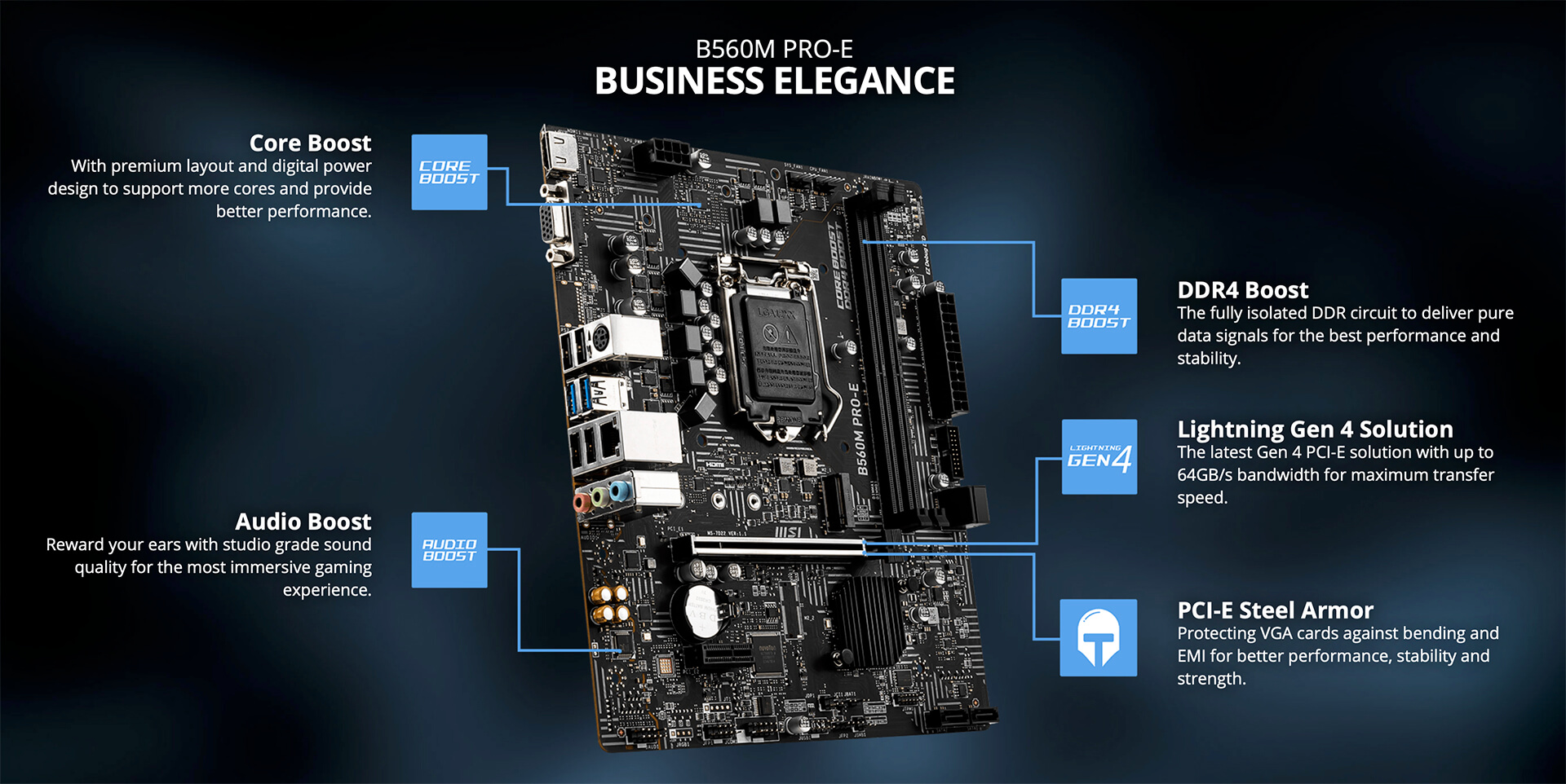 MAINBOARD MSI B560M PRO-E