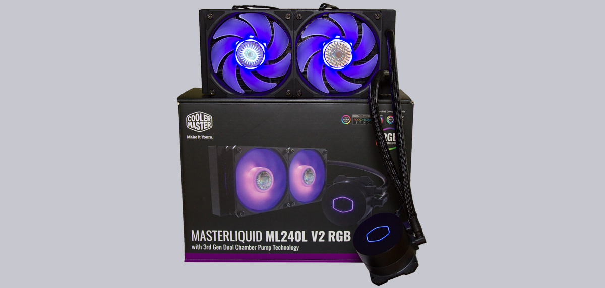 Tản nhiệt CPU Cooler Master MasterLiquid ML240L RGB V2 (Black)