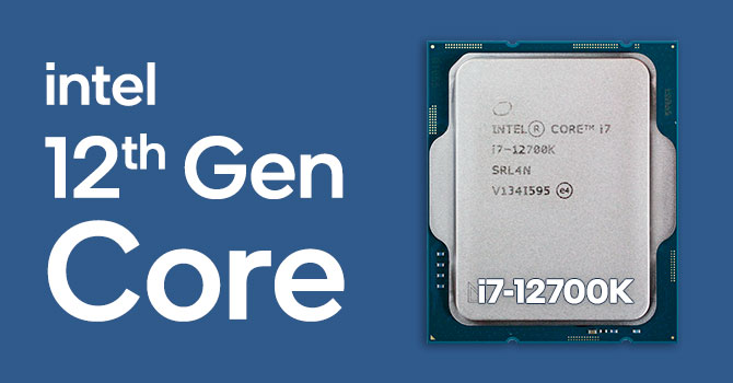 CPU Intel Core i7-12700k