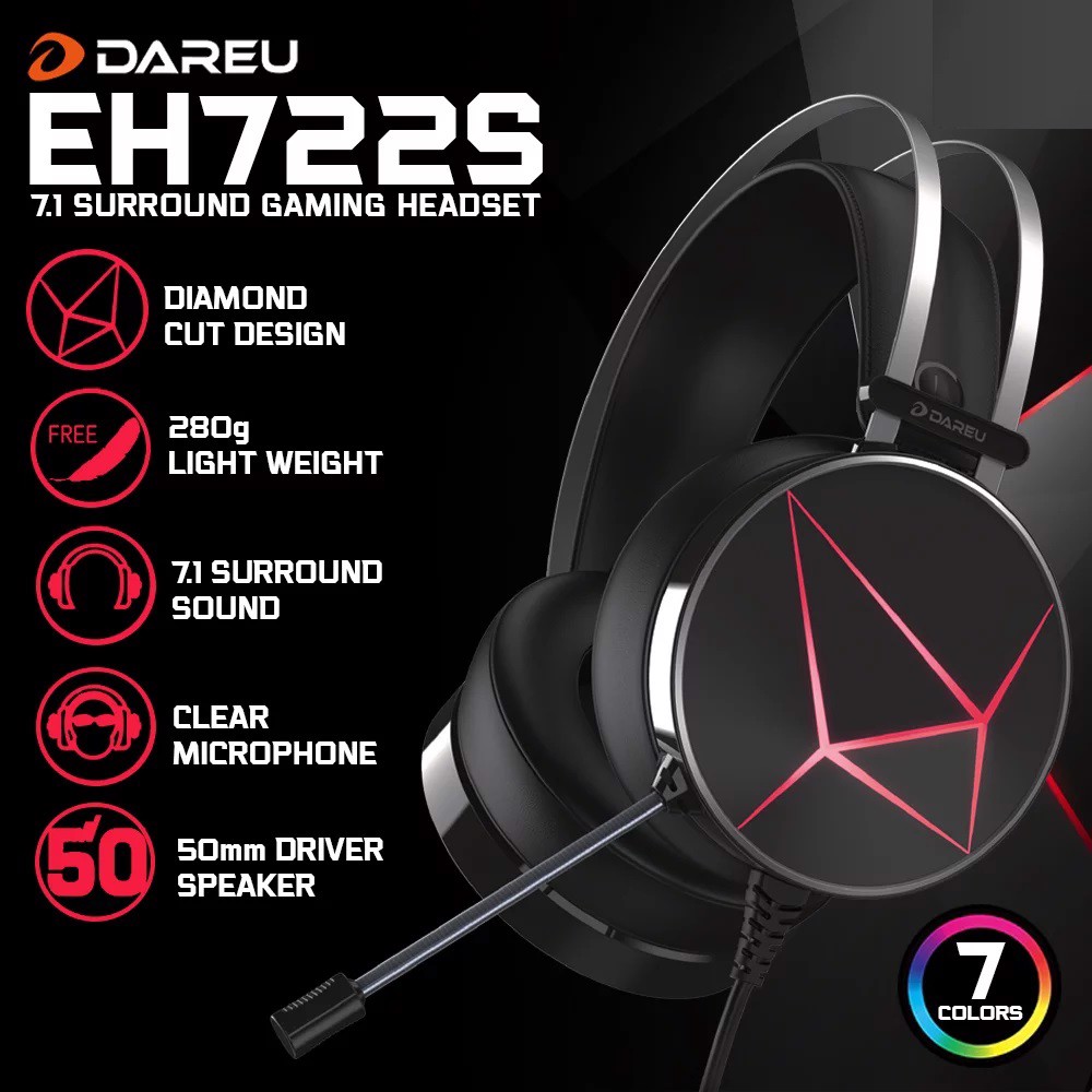 Tai nghe DareU EH722s 7.1