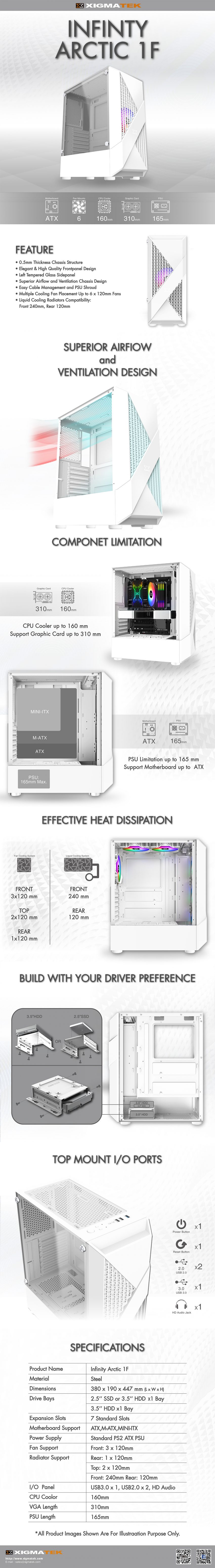 XIGMATEK INFINITY ARTIC 1F