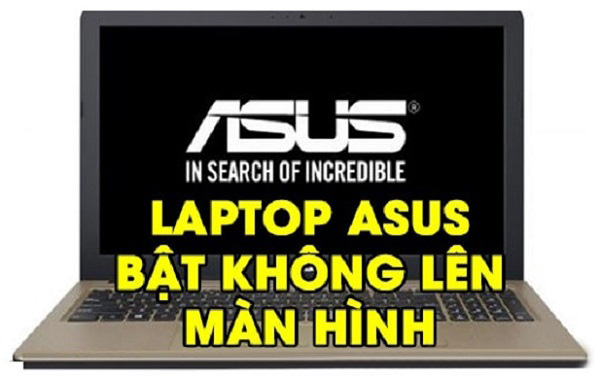 laptop asus không lên màn hình